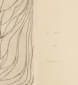 Louise Bourgeois. Untitled, plate 7 of 9, from the illustrated book, Differentiate. 2007