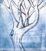 Louise Bourgeois. Untitled (Bent Tree), in Les Arbres (2), from the editioned series of portfolios, Les Arbres (1-6). 2004