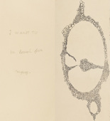 Louise Bourgeois. Untitled, plate 8 of 9, from the illustrated book, Differentiate. 2007