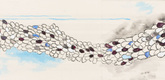 Louise Bourgeois. Untitled, no. 4 of 30 in La Rivi&egrave;re Gentille (set 3), from the series of installation sets (1-3). 2007