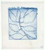 Louise Bourgeois. Untitled (Branch with Eight Leaves), in Les Arbres (2), from the editioned series of portfolios, Les Arbres (1-6). 2004