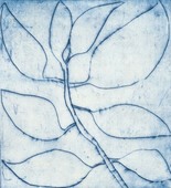 Louise Bourgeois. Untitled (Branch with Eight Leaves), in Les Arbres (2), from the editioned series of portfolios, Les Arbres (1-6). 2004
