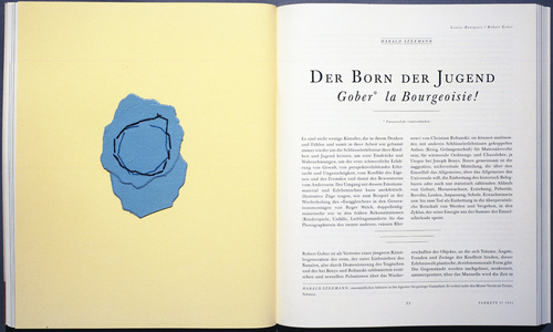 Louise Bourgeois. Reparation (for Parkett no. 27). 1991