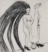 Louise Bourgeois. Untitled, plate 4 of 5, from the series, The Laws of Nature. c. 2003