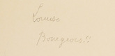 Louise Bourgeois. Differentiate, colophon. 2007