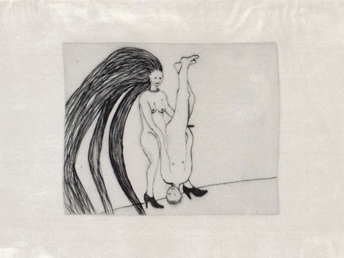 Louise Bourgeois. Untitled, plate 4 of 5, from the series, The Laws of Nature. c. 2003