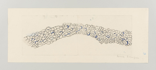 Louise Bourgeois. Untitled, no. 6 of 30 in La Rivi&egrave;re Gentille (set 3), from the series of installation sets (1-3). 2007