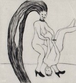 Louise Bourgeois. Untitled, plate 3 of 5, from the series, The Laws of Nature. c. 2003