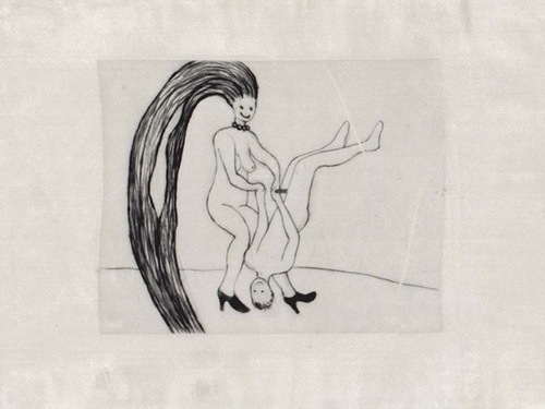 Louise Bourgeois. Untitled, plate 3 of 5, from the series, The Laws of Nature. c. 2003