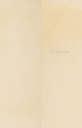 Louise Bourgeois. Differentiate, title. 2007
