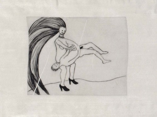 Louise Bourgeois. Untitled, plate 2 of 5, from the series, The Laws of Nature. c. 2003