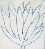 Louise Bourgeois. Untitled (Branch with Leaf Cluster), in Les Arbres (3), from the editioned series of portfolios, Les Arbres (1-6). 2004