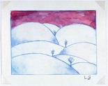 Louise Bourgeois. Untitled (Hills), in Les Arbres (3), from the editioned series of portfolios, Les Arbres (1-6). 2004