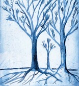 Louise Bourgeois. Untitled (Three Trees), in Les Arbres (3), from the editioned series of portfolios, Les Arbres (1-6). 2004