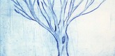 Louise Bourgeois. Untitled (Wide Tree), in Les Arbres (3), from the editioned series of portfolios, Les Arbres (1-6). 2004