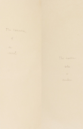 Louise Bourgeois. Differentiate, text, pages 16 and 17 of 26. 2007
