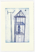 Louise Bourgeois. Plate 4 of 11, from the illustrated book, He Disappeared into Complete Silence, second edition. 1995-2003