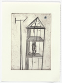 Louise Bourgeois. Plate 4 of 11, from the illustrated book, He Disappeared into Complete Silence, second edition. 1995-2003