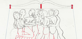 Louise Bourgeois. Eight in Bed. 1998