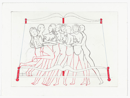 Louise Bourgeois. Eight in Bed. 1998