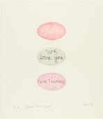 Louise Bourgeois. Untitled, plate 5 of 6, from the portfolio, Together. 2005