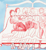 Louise Bourgeois. Eight in Bed. 1998