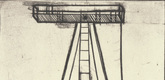 Louise Bourgeois. Plate 5 of 11, from the illustrated book, He Disappeared into Complete Silence, second edition. 1995
