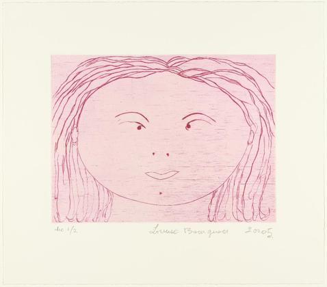Louise Bourgeois. Untitled, plate 6 of 6, from the portfolio, Together. 2005