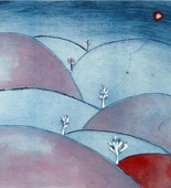 Louise Bourgeois. Untitled (Hills), in Les Arbres (4), from the editioned series of portfolios, Les Arbres (1-6). 2004