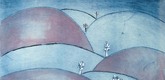 Louise Bourgeois. Untitled (Hills), in Les Arbres (4), from the editioned series of portfolios, Les Arbres (1-6). 2004