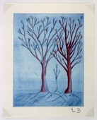Louise Bourgeois. Untitled (Three Trees), in Les Arbres (4), from the editioned series of portfolios, Les Arbres (1-6). 2004