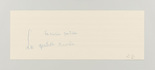 Louise Bourgeois. Untitled, no. 21 of 30 in La Rivi&egrave;re Gentille (set 3), from the series of installation sets (1-3). 2007