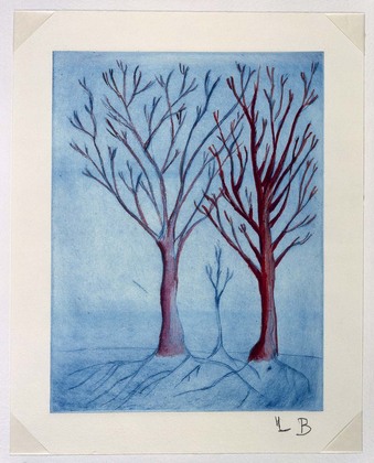 Louise Bourgeois. Untitled (Three Trees), in Les Arbres (4), from the editioned series of portfolios, Les Arbres (1-6). 2004
