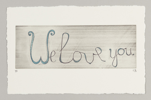Louise Bourgeois. We Love You. 2000
