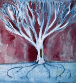 Louise Bourgeois. Untitled (Wide Tree), in Les Arbres (4), from the editioned series of portfolios, Les Arbres (1-6). 2004