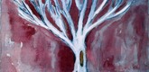 Louise Bourgeois. Untitled (Wide Tree), in Les Arbres (4), from the editioned series of portfolios, Les Arbres (1-6). 2004