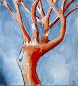 Louise Bourgeois. Untitled (Bent Tree), in Les Arbres (4), from the editioned series of portfolios, Les Arbres (1-6). 2004