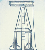 Louise Bourgeois. Plate 5 of 11, from the illustrated book, He Disappeared into Complete Silence, second edition. 1995-2003