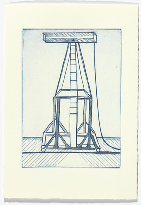 Louise Bourgeois. Plate 5 of 11, from the illustrated book, He Disappeared into Complete Silence, second edition. 1995-2003