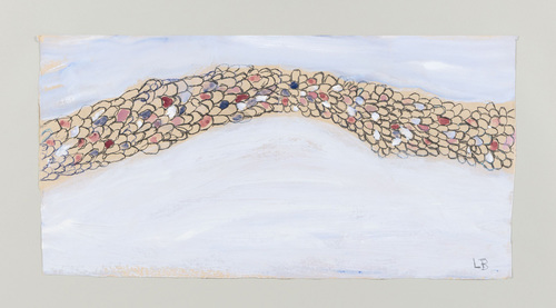 Louise Bourgeois. Untitled, no. 25 of 30 in La Rivi&egrave;re Gentille (set 3), from the series of installation sets (1-3). 2007