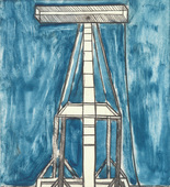 Louise Bourgeois. Plate 5 of 11, from the illustrated book, He Disappeared into Complete Silence, second edition. 1995-2003