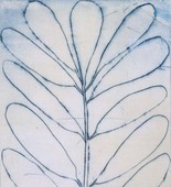Louise Bourgeois. Untitled (Branch with Fifteen Leaves), in Les Arbres (4), from the editioned series of portfolios, Les Arbres (1-6). 2004