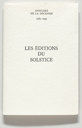 Louise Bourgeois. Spiraling Eyes, frontispiece, from the illustrated book, Les &Eacute;ditions du Solstice: Annuaire de la D&eacute;cennie, 1989-1999. 1999