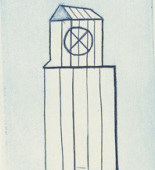 Louise Bourgeois. Plate 1 of 11, from the illustrated book, He Disappeared into Complete Silence, second edition. 1995-2003