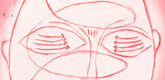 Louise Bourgeois. Spiraling Eyes, frontispiece, from the illustrated book, Les &Eacute;ditions du Solstice: Annuaire de la D&eacute;cennie, 1989-1999. 1999