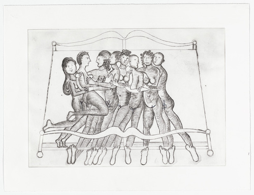 Louise Bourgeois. Eight in Bed. 1998
