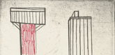 Louise Bourgeois. Plate 2 of 11, from the illustrated book, He Disappeared into Complete Silence, second edition. 1995