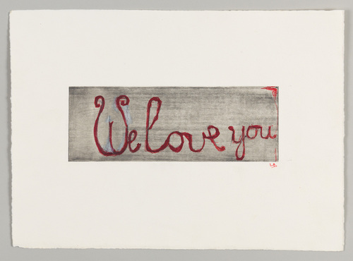 Louise Bourgeois. We Love You. 2000