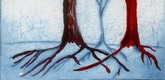 Louise Bourgeois. Untitled (Three Trees), in Les Arbres (5), from the editioned series of portfolios, Les Arbres (1-6). 2004