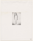 Louise Bourgeois. Young Girl, plate 1 of 24, from the series, Self Portrait. 2009